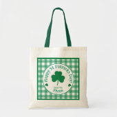 St. Patrick's Day NAAM Ierse Klaver Groen Vinkje Tote Bag (Voorkant)