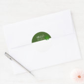 St. Patrick's Day naamplaatje badge sticker (Envelop)