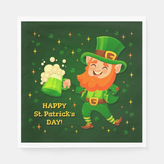St Patrick's Day Napkins Servet (Voorkant)