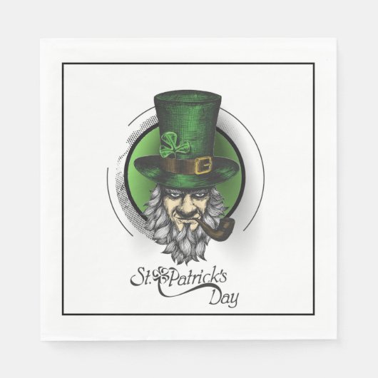 St Patrick's Day Napkins Servet (Voorkant)