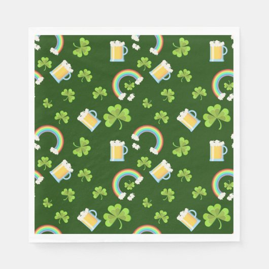 St Patrick's Day Napkins Servet (Voorkant)