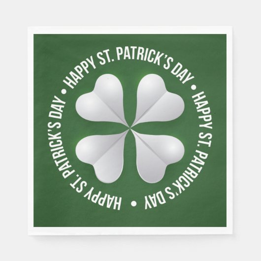 St Patrick's Day Napkins Servet (Voorkant)