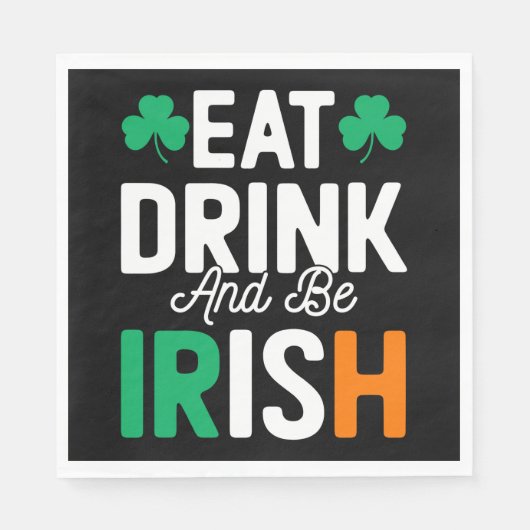 St Patrick's Day Napkins Servet (Voorkant)