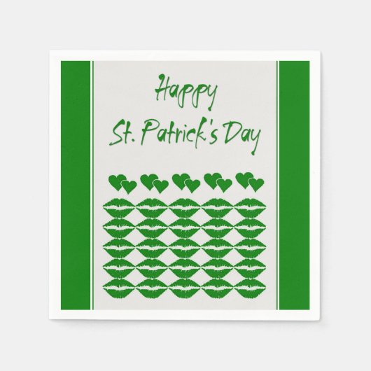 St. Patrick's Day Napkins Servetten (Voorkant)