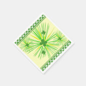 St Patrick's Day Napkins with Clovers Servet (Hoek)