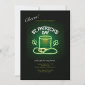 St. Patrick's Day Neon Kaart (Voorkant)