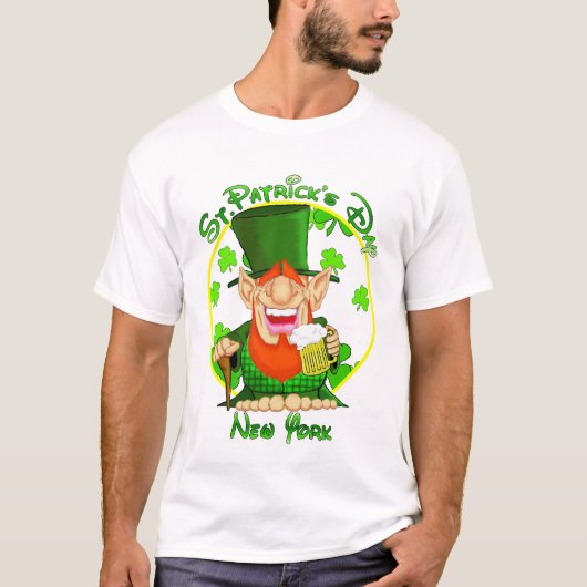 St Patrick's Day New York T-shirt (Voorkant)