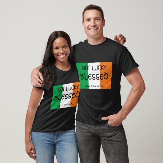 St Patrick's Day NIET GELUKKIG GEZEGEND Christelij T-shirt (Unisex)