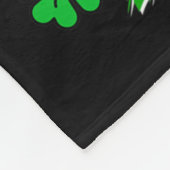 St. Patrick's Day Ninja Luck Green Kinderen Gift C Fleece Deken (Hoek)
