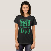 St Patrick's Day No a Wee Bit Irish Lucky T-shirt (Voorkant volledig)