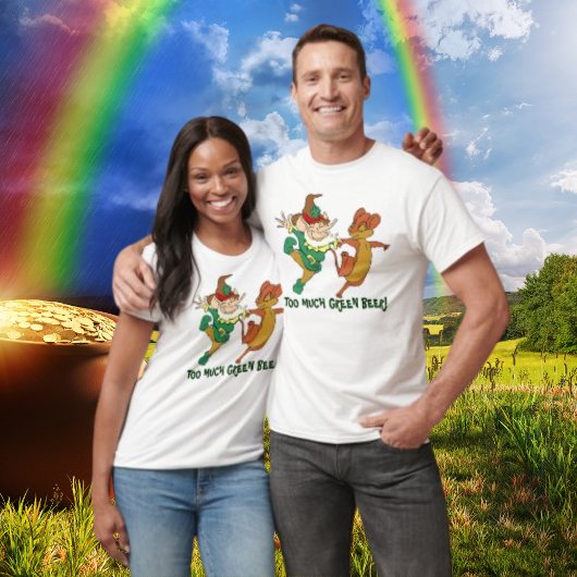 St Patrick's Day Odd Couple Unisex T-shirt