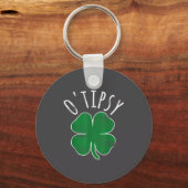 St. Patrick's Day O'dronken Drinken Bier Dronken S Sleutelhanger (Voorkant)