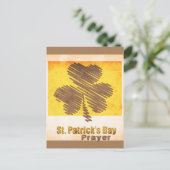 St. Patrick's Day Old Irish Prayer Briefkaart (Staand voorkant)