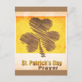 St. Patrick's Day Old Irish Prayer Briefkaart (Voorkant)