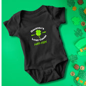 St. Patrick's Day Oma's Lucky Charm Zwart Romper