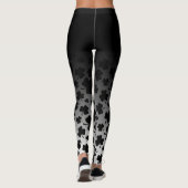 St. Patrick's Day Ombre & Black Shamrock 2 Leggings (Achterkant)