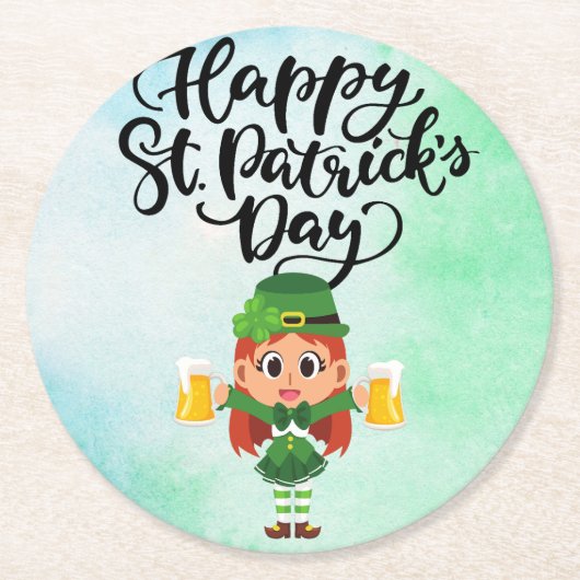 St. Patrick's Day onderzetters (Voorkant)