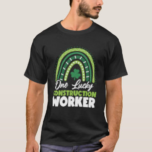 St Patricks Day One Gelukkige Bouwvakker T-shirt