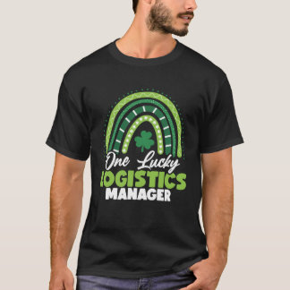 St Patricks Day One Lucky Logistics Manager T-shirt