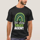 St Patricks Day One Lucky Sales Agent T-shirt (Voorkant)