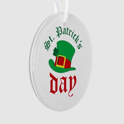 St.Patrick's day Ornament (voorkant)