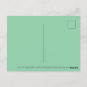 ST. PATRICK'S DAY OWL, 4 LEAF CLOVER LEPRECHAUN BRIEFKAART (Achterkant)