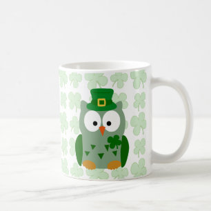 St. Patrick's Day Owl Koffiemok