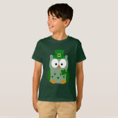 St. Patrick's Day Owl T-shirt (Voorkant volledig)