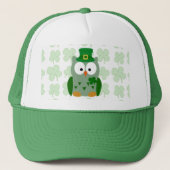 St. Patrick's Day Owl Trucker Pet (Voorkant)
