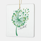 St.Patrick's Day Paardenbloem Geluk Keramisch Ornament (Links)