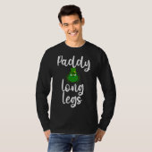 St Patrick's Day Paddy Long Legs Green Spider T-shirt (Voorkant volledig)