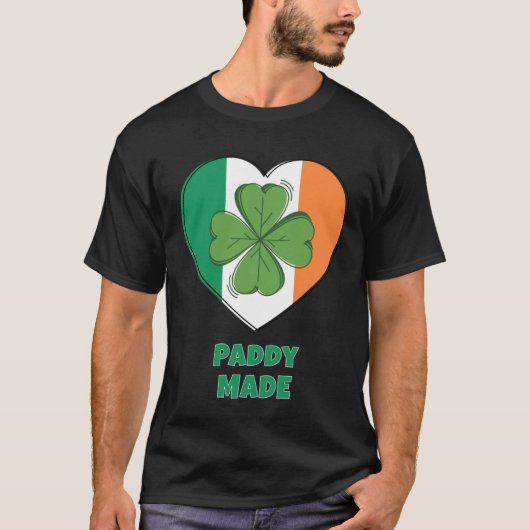 St Patrick's Day Paddy Made T-shirt (Voorkant)