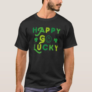 St. Patrick's Day Pajamas Happy Go Lucky Irish Sha T-shirt