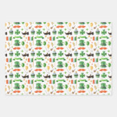 St. Patrick's Day-pakpapier set van 3 Inpakpapier Vel (Voorkant 3)