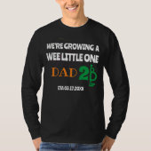 St Patricks Day Papa om een kleine te worden T-shirt (Voorkant)