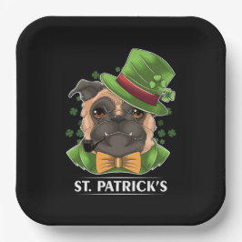 St Patrick's Day Paper-Borden Papieren Bordje