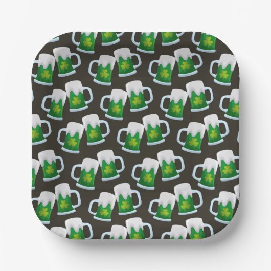 St Patrick's Day Paper-Borden Papieren Bordje (Voorkant)
