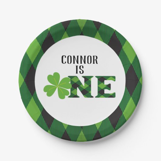 St Patrick's Day Paper-Borden Papieren Bordje (Voorkant)