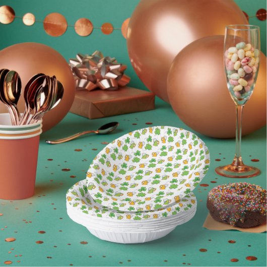 St. Patrick's Day Paper Bowls Papieren Kommen (Multi)