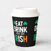 St Patrick's Day Paper Cups Papieren Bekers (Voorkant)