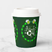 St Patrick's Day Paper Cups Papieren Bekers (Achterkant)