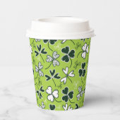 St Patrick's Day Paper Cups Papieren Bekers (Achterkant)