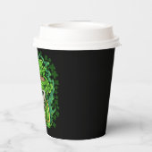 St Patrick's Day Paper Cups Papieren Bekers (Achterkant)