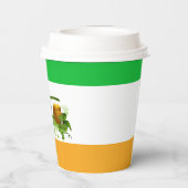 St Patrick's Day Paper Cups Papieren Bekers (Achterkant)