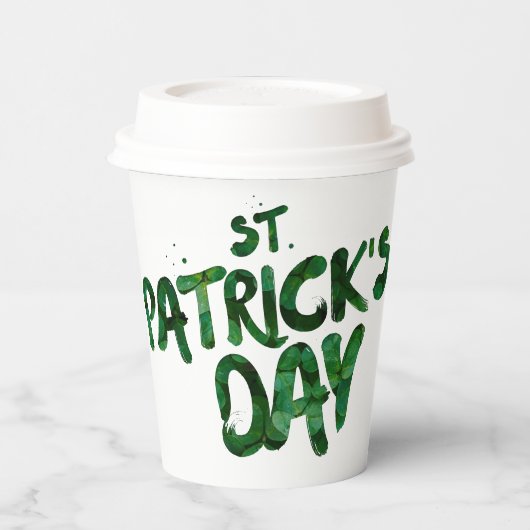 St Patrick's Day Paper Cups Papieren Bekers (Links)