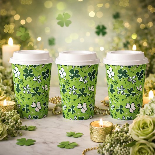 St Patrick's Day Paper Cups Papieren Bekers