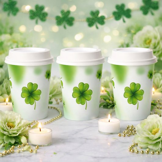 St Patrick's Day Paper Cups Papieren Bekers