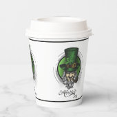 St Patrick's Day Paper Cups Papieren Bekers (Achterkant)