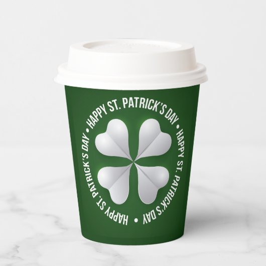 St Patrick's Day Paper Cups Papieren Bekers (Links)