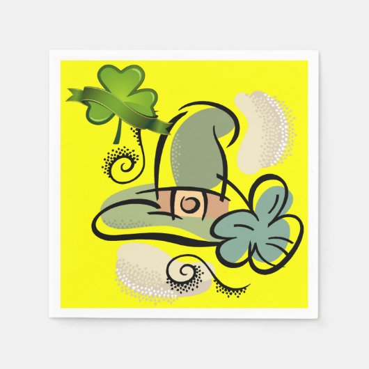 St. Patrick's Day Paper Napkins Servet (Voorkant)